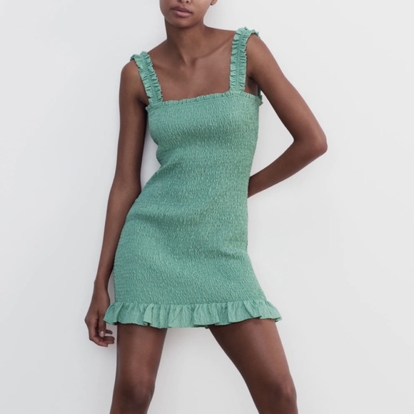 Zara Dresses & Skirts - Zara - Smocked Mini Dress